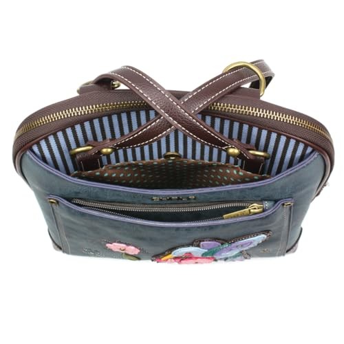 Convertible Backpack- Hummingbird Blue