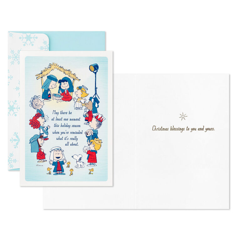 Peanuts® Christmas Pageant Boxed Christmas Cards, Pack of 16