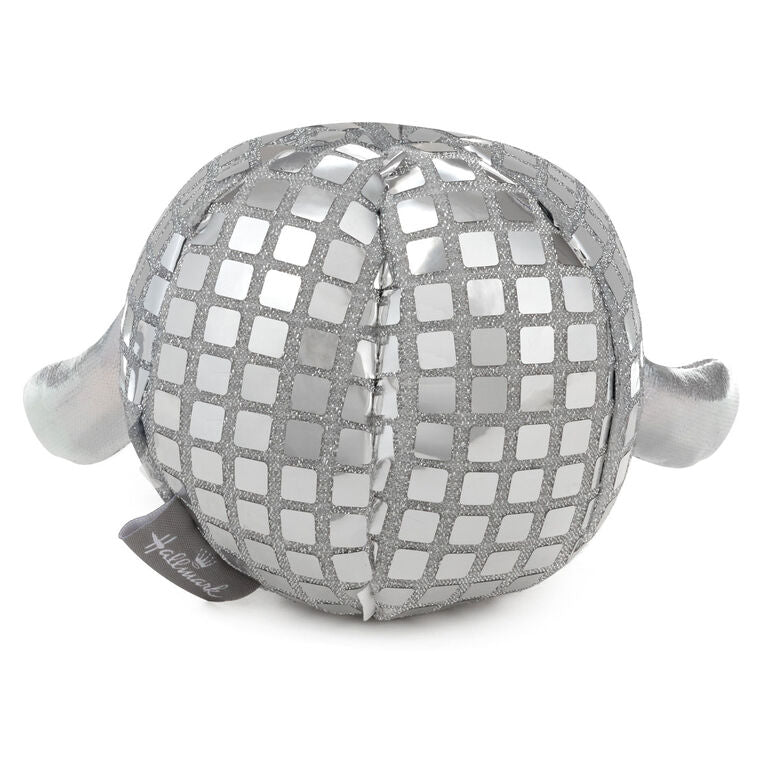 Plush disco ball with sequins, wired arms to hold gift cards, and a big smile—perfect for birthdays, graduations, and holidays.

