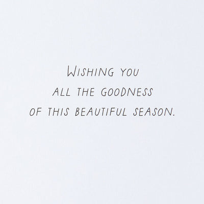 Snowy Cabin and Deer Packaged Christmas Cards, Set of 5