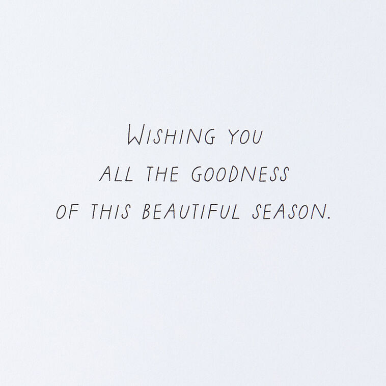 Snowy Cabin and Deer Packaged Christmas Cards, Set of 5