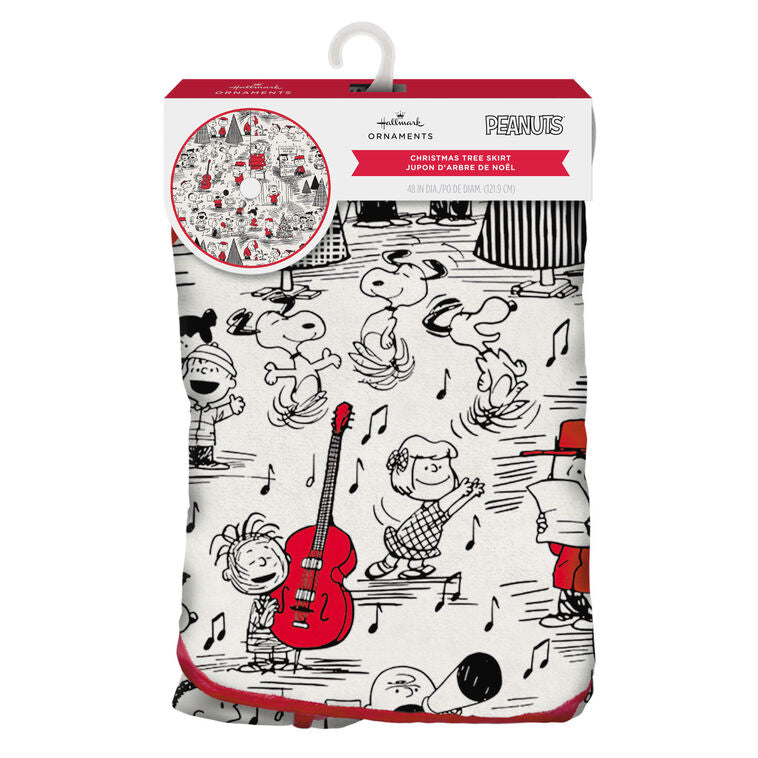 Peanuts® Fabric Hallmark Tree Skirt, 48"