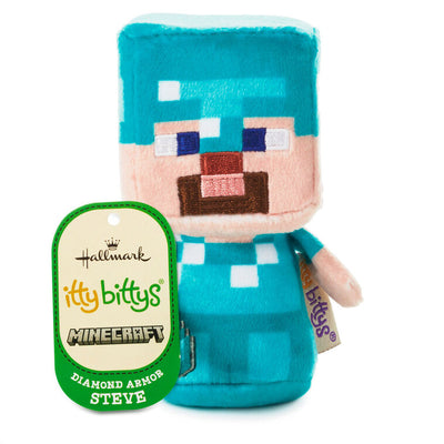Minecraft Diamond Armor Steve Plush
