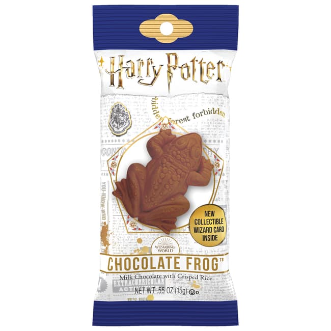 Milk chocolate frog with crisped rice from the Harry Potter collection.
