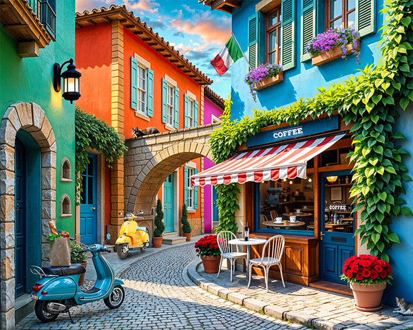 Streets of Italy 500 Piece Jigsaw Puzzle