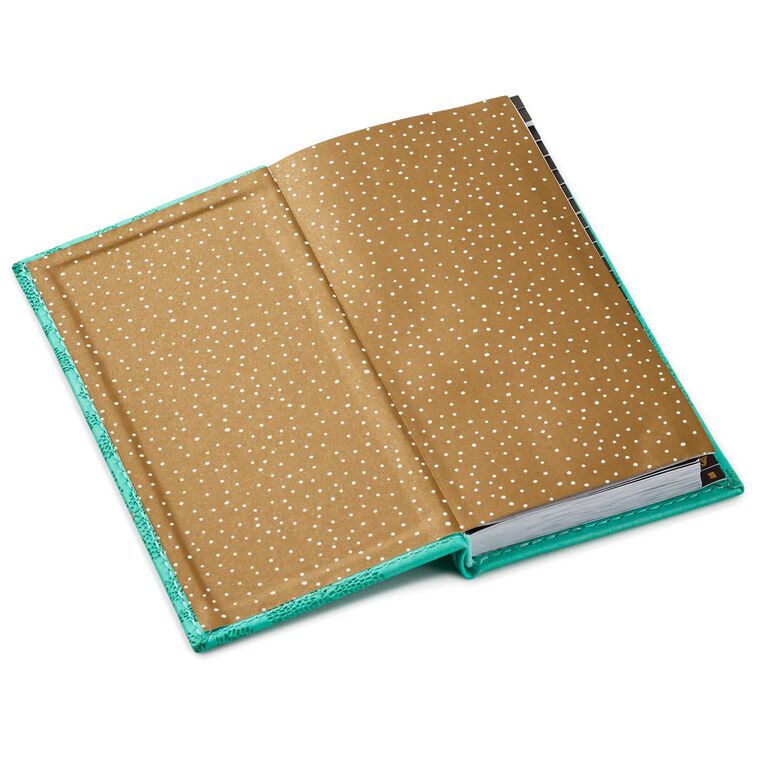 Mint Green Floral Password Keeper