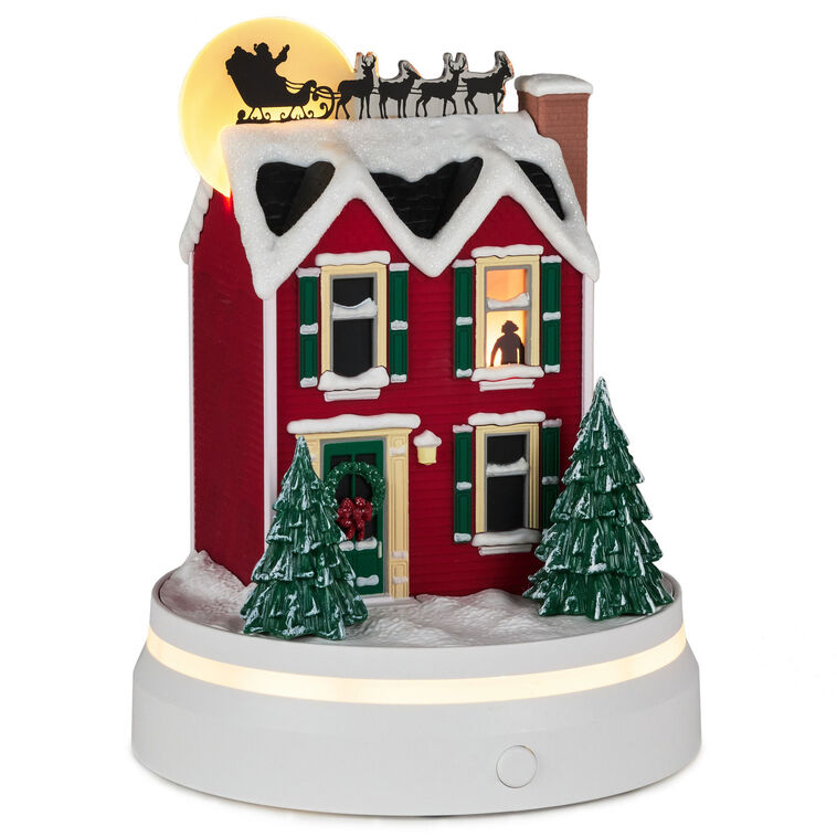 The Night Before Christmas Interactive Figurines With Light and Sound, Set of 3