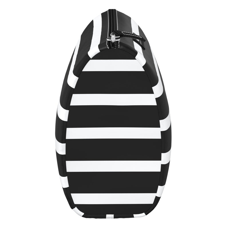 Melondramatic medium toiletry bag with slim profile, interior pocket, and room for full-size bottles and a hairbrush.