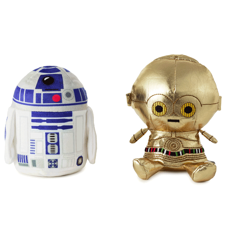 Star Wars™ R2-D2™ and C-3PO™ Magnetic Plush Pair With Sound, 6.25" H