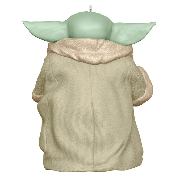 Grogu ornament, The Mandalorian, Baby Yoda in youngling robes and armor, Hallmark Keepsake, Star Wars, Christmas tree decoration.