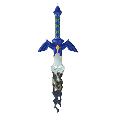 Legend of Zelda Master Sword ornament, metal, decayed design, Tears of the Kingdom, Hallmark Keepsake, video game Christmas decoration.