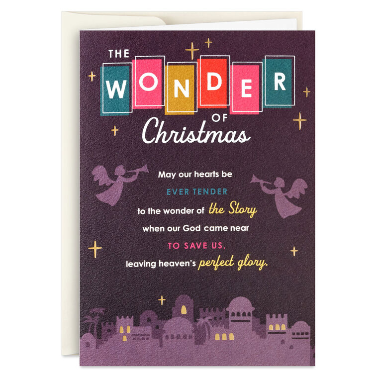 May Our Hearts Be Tender Boxed Religious Christmas Cards, Pack of 16