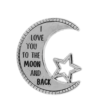I Love You to the Moon and Back Charm