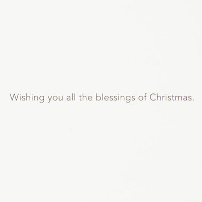 Nativity on Blue Boxed Christmas Cards, Pack of 10