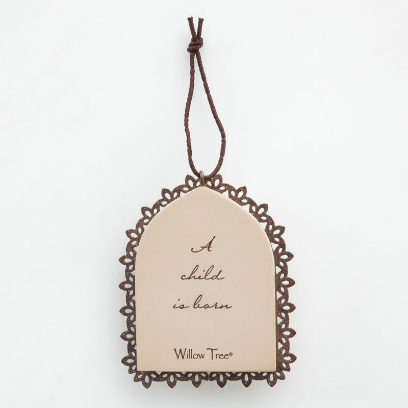 Holy Family Metal-edged Ornament