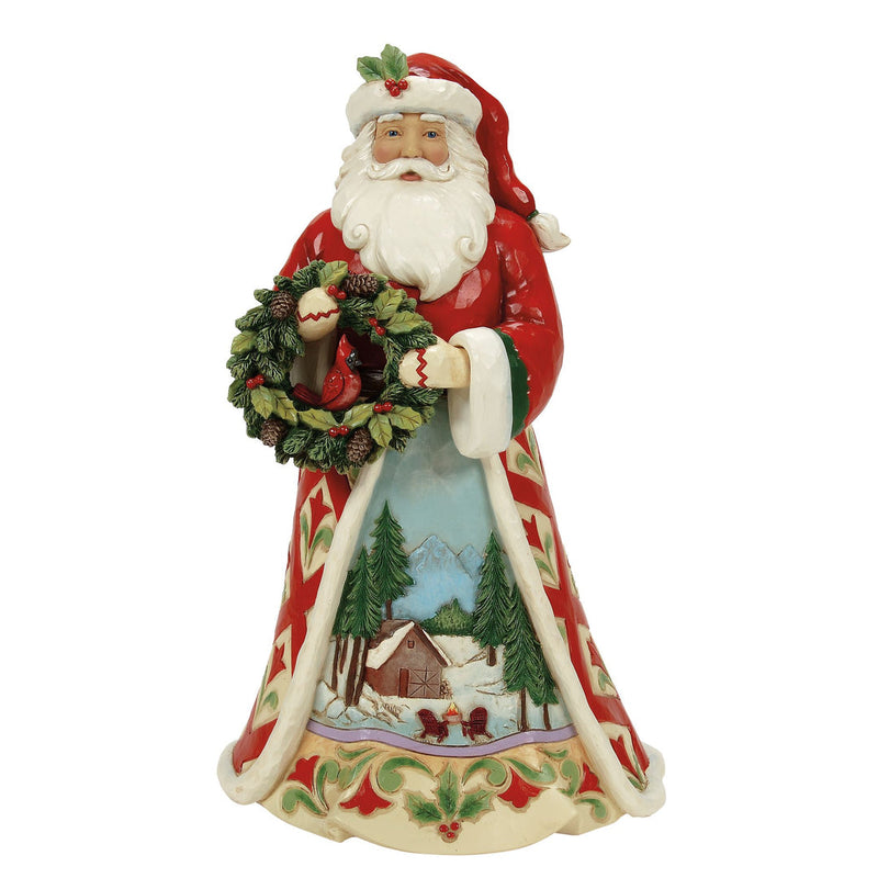 Lodge Santa Wreath Fig