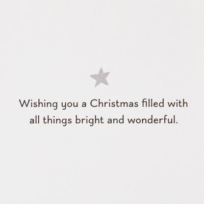 UNICEF Bright and Colorful Tree Boxed Christmas Cards, Pack of 12