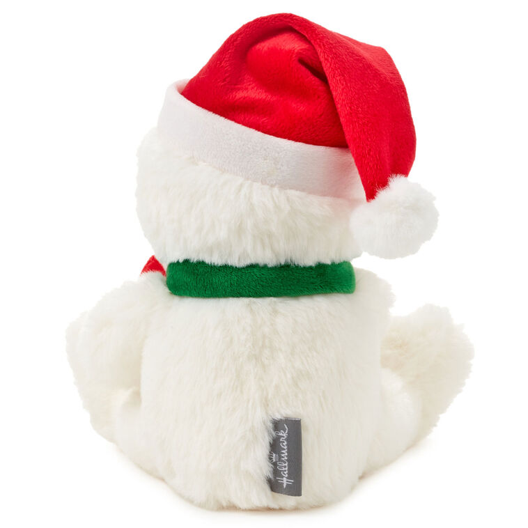 Snowman With Candy Cane Plush, 6"