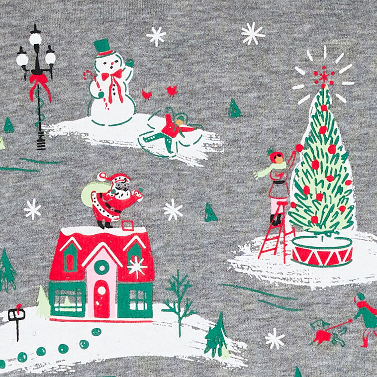 Hallmark Channel Comfy Cozy Merry Gray Sweatshirt