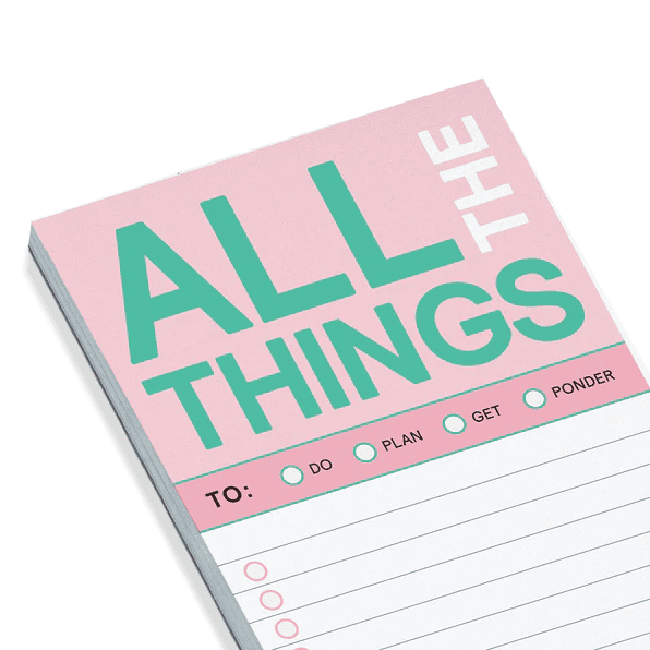 Make-a-List Pads- All The Things