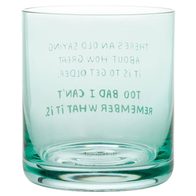 An Old Saying Funny Rocks Glass, 12 oz.