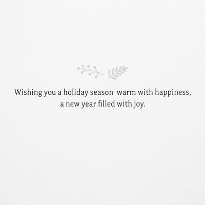 Holiday Berries and Greenery Boxed Christmas Cards, Pack of 16