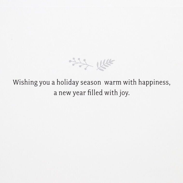 Holiday Berries and Greenery Boxed Christmas Cards, Pack of 16