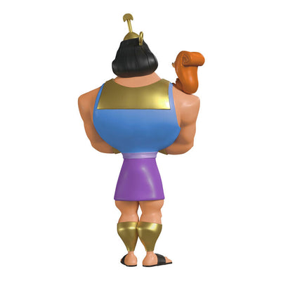 Kronk from The Emperor's New Groove holding Bucky the squirrel Christmas ornament, Hallmark Keepsake, Disney, 2025 limited edition.