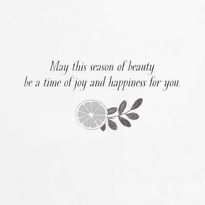 UNICEF Lush Citrus and Botanicals Boxed Christmas Cards, Pack of 20