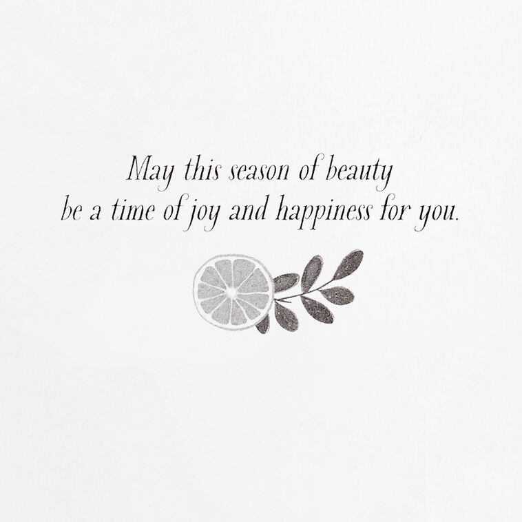 UNICEF Lush Citrus and Botanicals Boxed Christmas Cards, Pack of 20