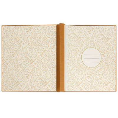 Our Family Gold on Tan Refillable Photo Album