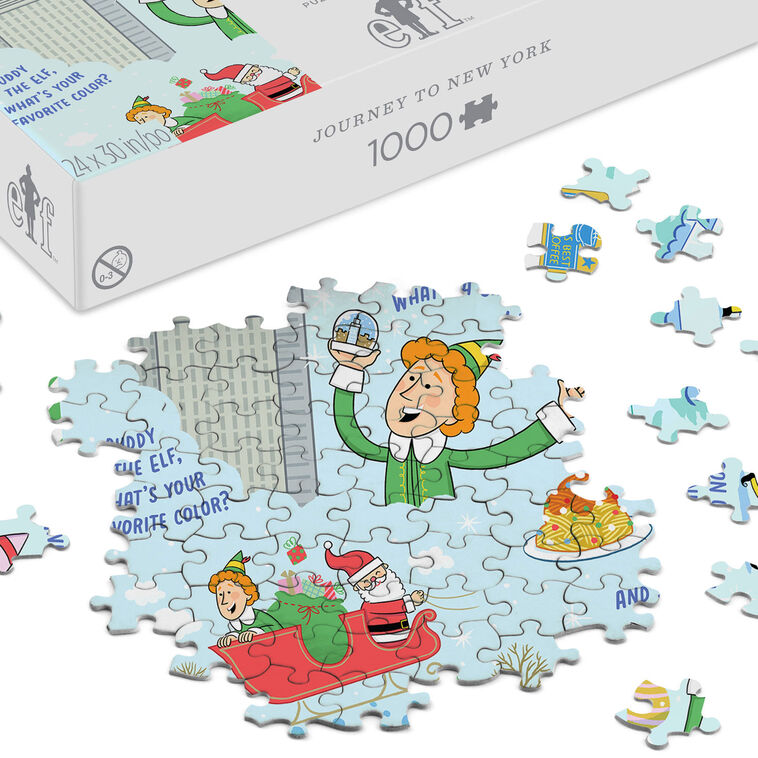 Elf Journey to New York 1000-Piece Jigsaw Puzzle