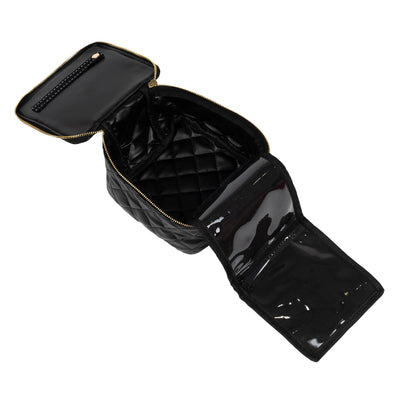Hidden Gem Jewelry Case - Black Quilted