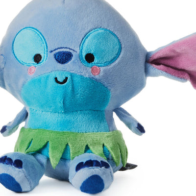 Disney plush Lilo and Stitch with magnets and sound feature, connected as a soft stuffed toy duo for best friends.
