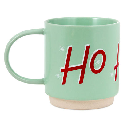 Mint Green Ho Ho Ho Santa Mug, 20 oz