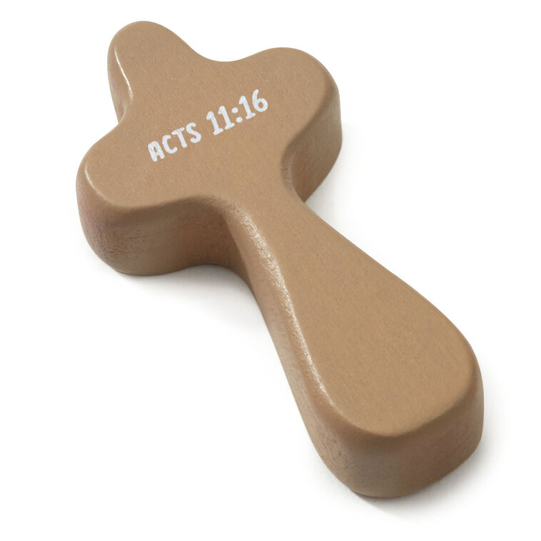 My Baptism Mini Comfort Cross, 2.25"