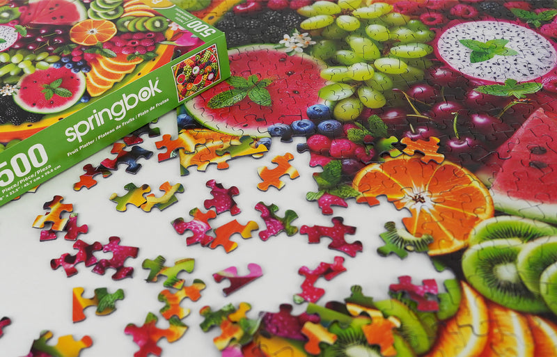 Fruit Platter 500 Piece Jigsaw Puzzle