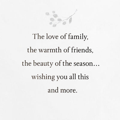 Poinsettia Wreath Boxed Christmas Cards, Pack of 12