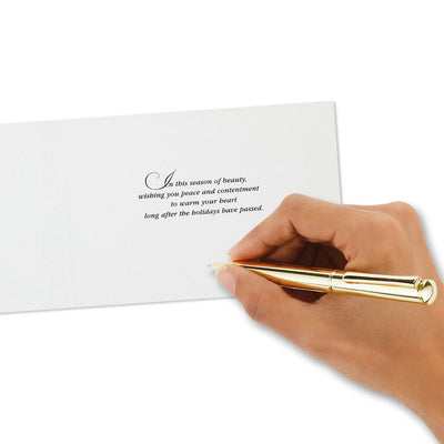 Cardinal on Branch Boxed Christmas Cards, Pack of 40