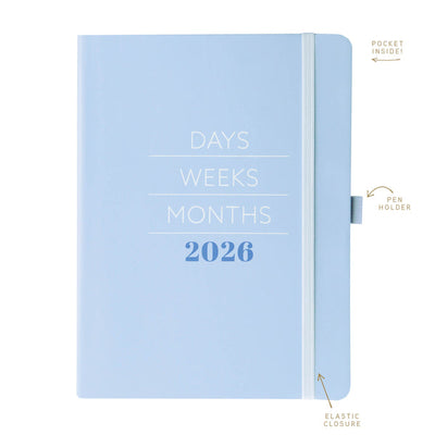 Modern 6 x 8 18-Month Vegan Leather Planner