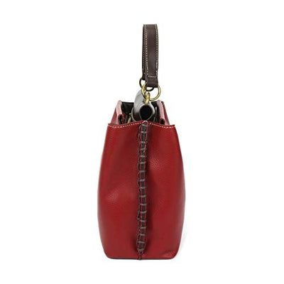 Charming Satchel- Burgundy