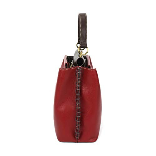 Charming Satchel- Burgundy