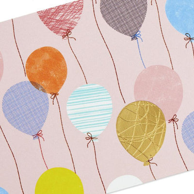 Assorted whimsical note cards with gold foil accents in multiple designs, includes envelopes and reusable caddy.