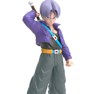 Future Trunks ornament, Dragon Ball Z anime character with sword, purple jacket, Hallmark Keepsake, Christmas tree decoration.