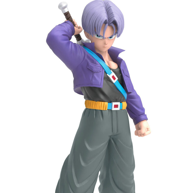 Future Trunks ornament, Dragon Ball Z anime character with sword, purple jacket, Hallmark Keepsake, Christmas tree decoration.
