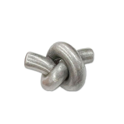 Hallmark knot-shaped metal pocket token in antiqued silver finish symbolizing lasting love and unity.