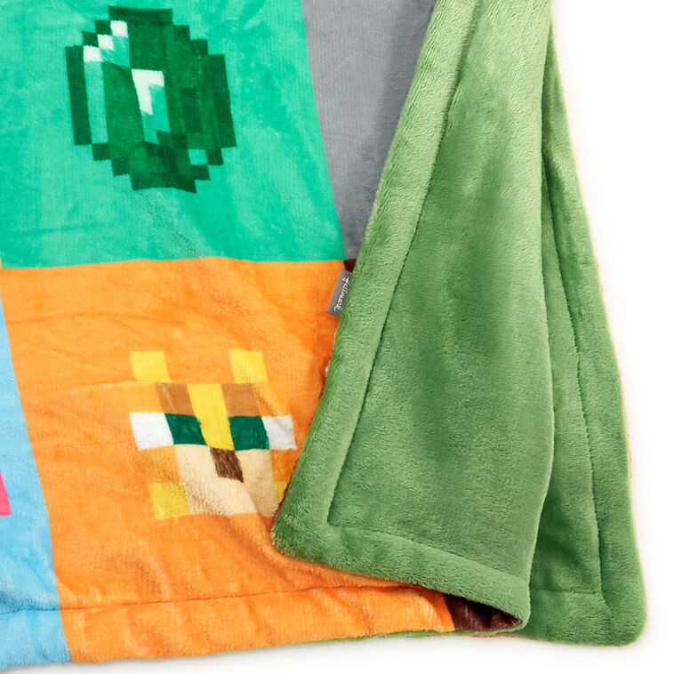 Minecraft Game Icons Throw Blanket, 51x62