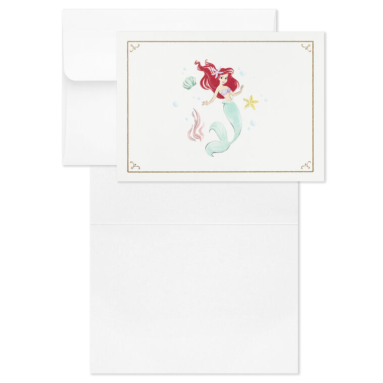 Disney Princess Assorted Boxed Blank Note Cards Multipack, Pack of 24