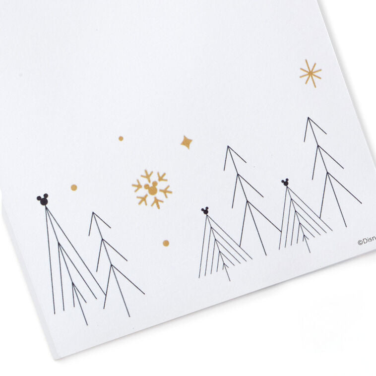 Disney Mickey Mouse Christmas List Pad