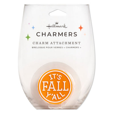 Charmers it's fall y'all silicone charm, 1.75" h